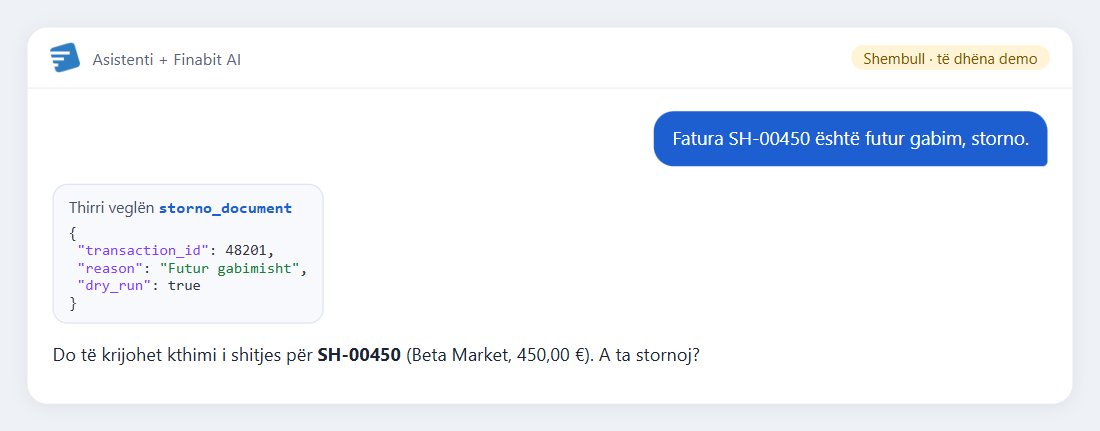 Shembull: Fatura SH-00450 është futur gabim, storno.